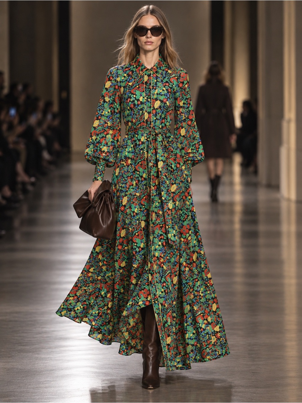 ALEXIS Hiroka Floral Maxi Dress - XS